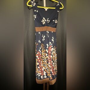 Jonathan Martin Navy and Floral Dress